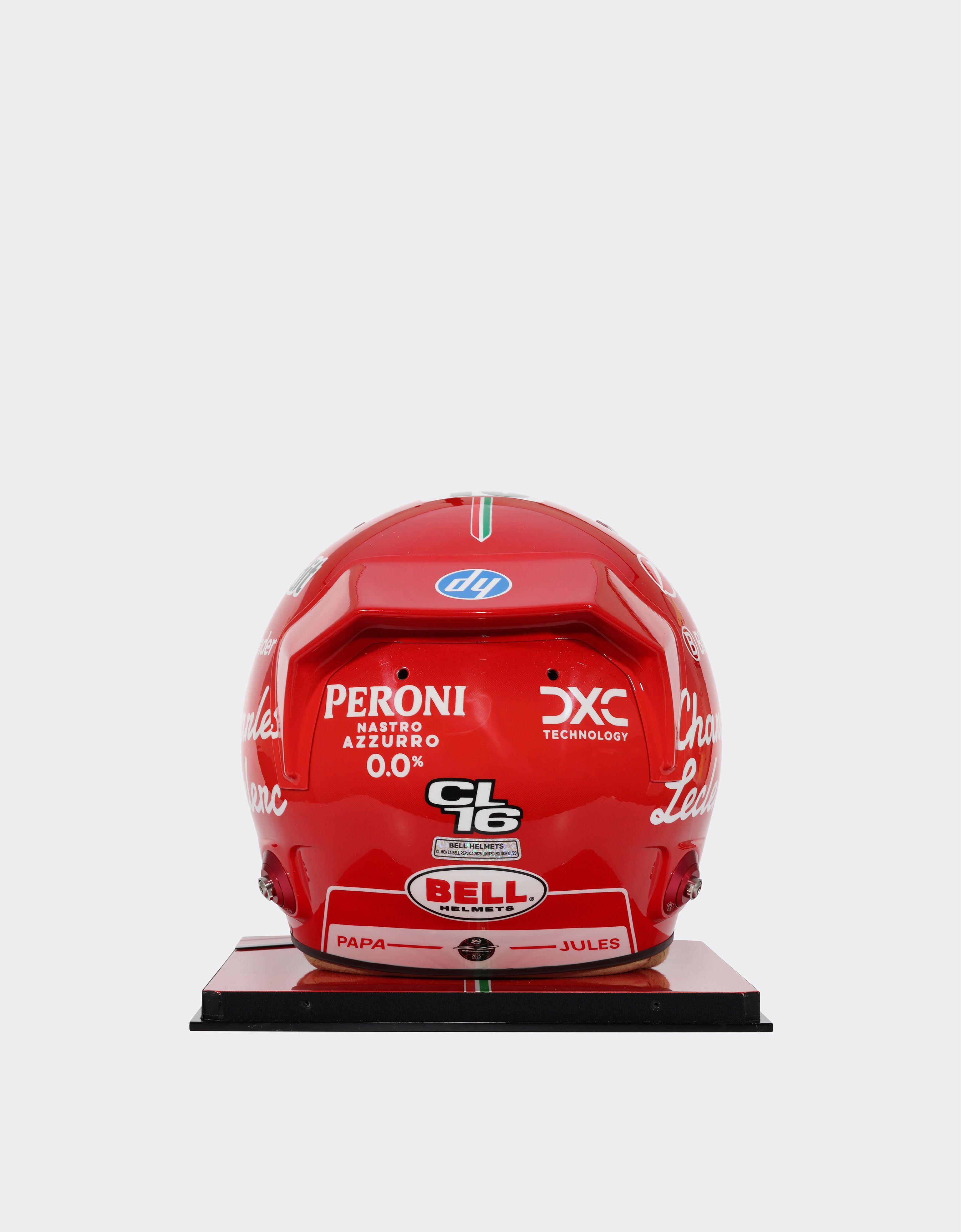 Ferrari Charles Leclerc Monza 2025 Special Edition helmet in 1:1 scale MULTICOLORE LA06Yf