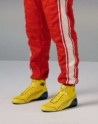 Ferrari Replica Hamilton GP Silverstone 2026 Speedcat Pro Trainers Yellow LS0OT1223EXT0001f