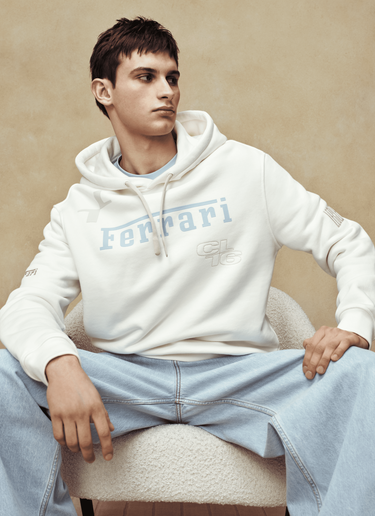 Felpa con cappuccio Ferrari x Charles Leclerc Ferrari Felpa con cappuccio Ferrari x Charles Leclerc Bianco Ottico 49124f