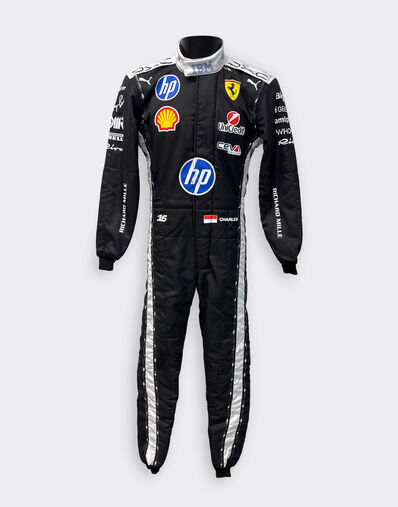 Ferrari Leclerc Replica Ferrari racing overalls for the 2026 Singapore Grand Prix Black LW0JU1093EXT0001f