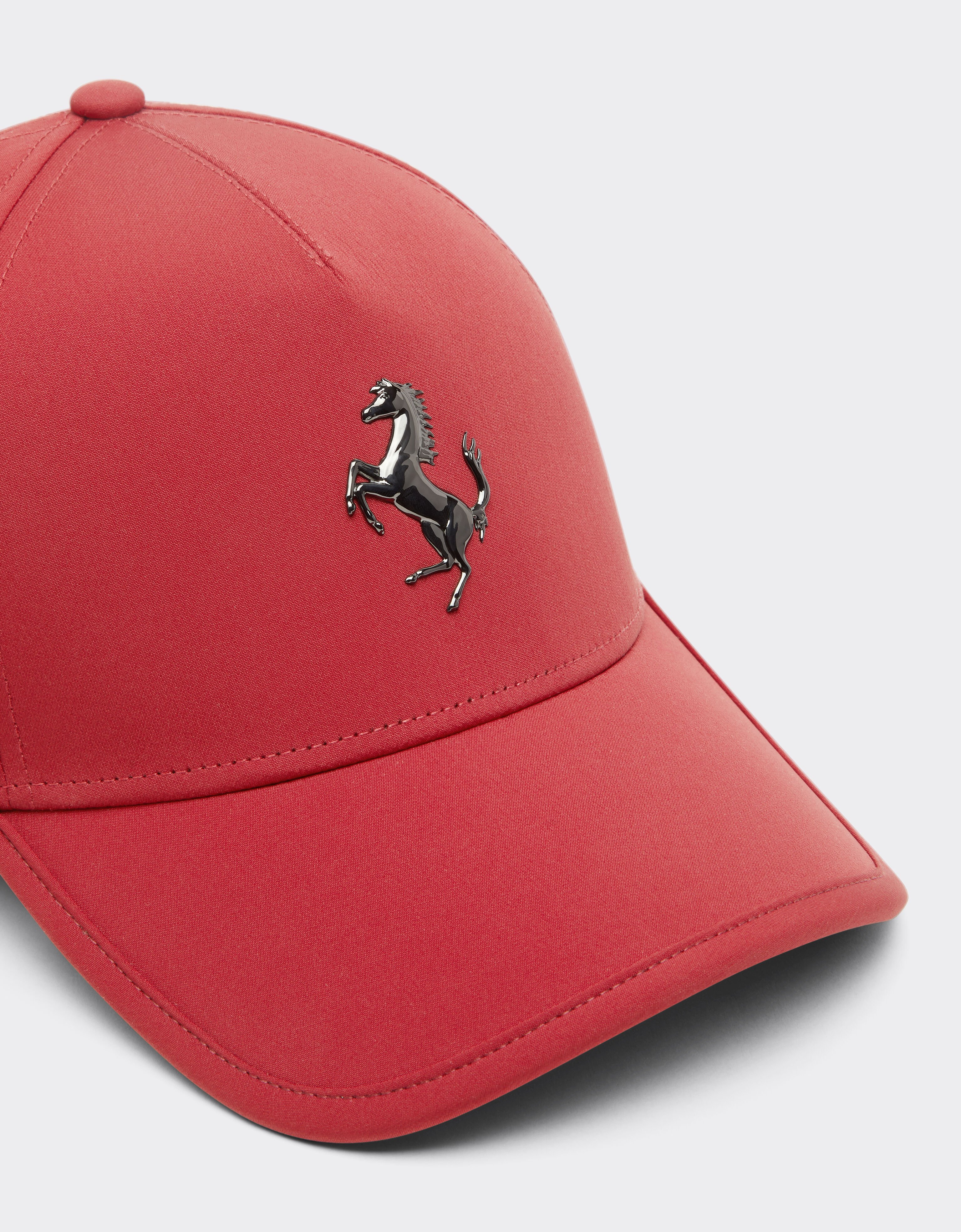 Ferrari Baseball cap with metal Prancing Horse Maison Red 20815f