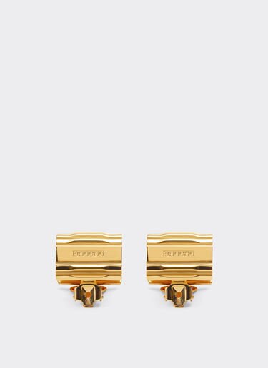 Ferrari Pendientes Ferrari de latón dorado Oro 21440f