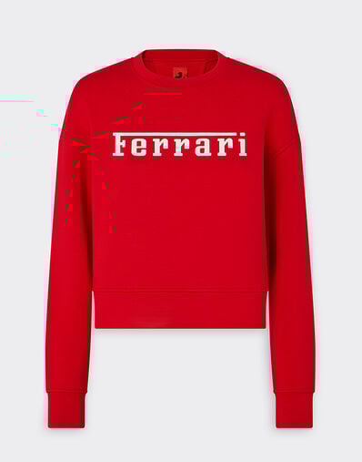 Ferrari Scuba sweatshirt with Ferrari logo Racing red 20520f