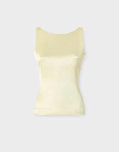 Ferrari Stretch satin top Iris Yellow 49932f