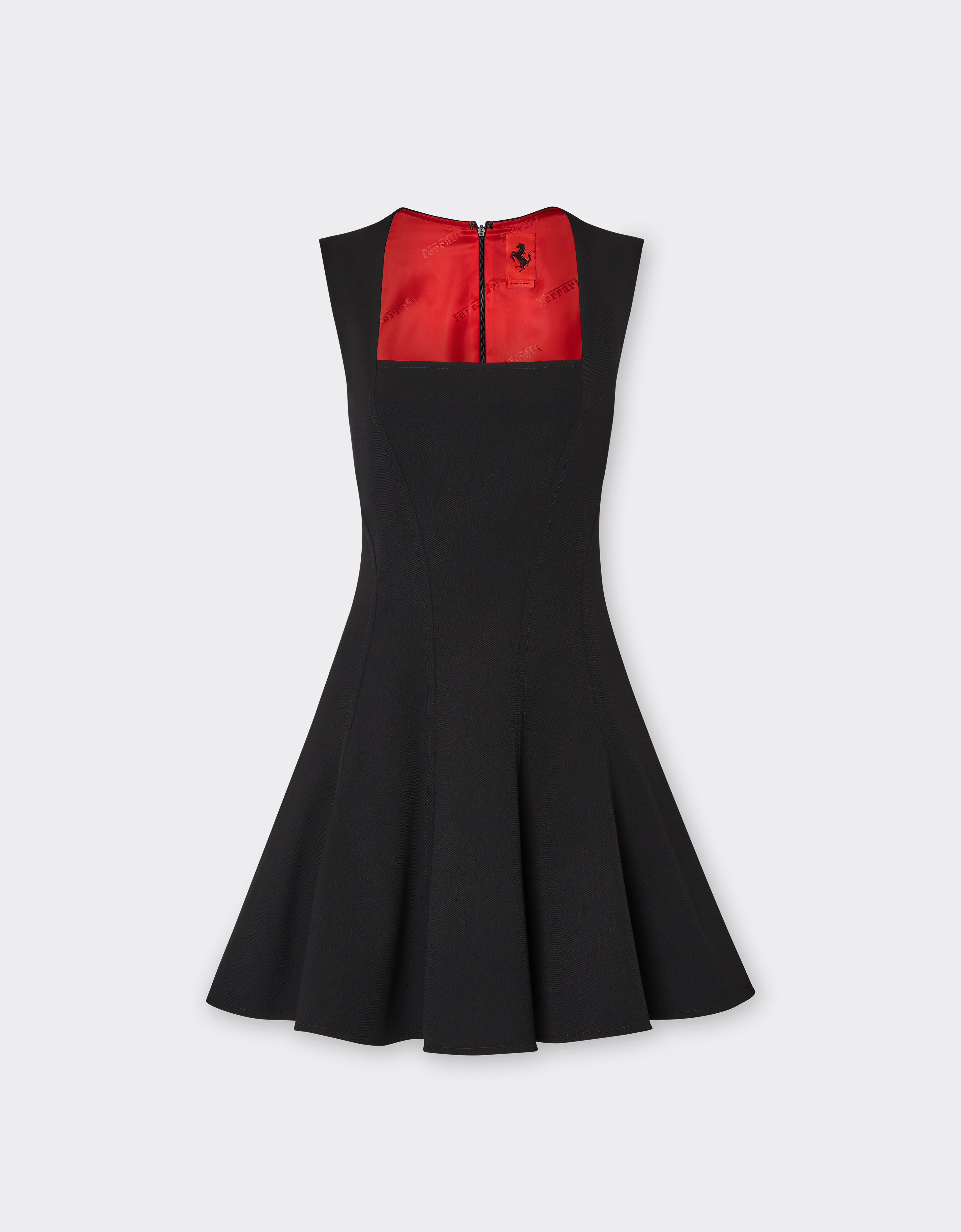 Ferrari Short comfort wool dress Black 21634f