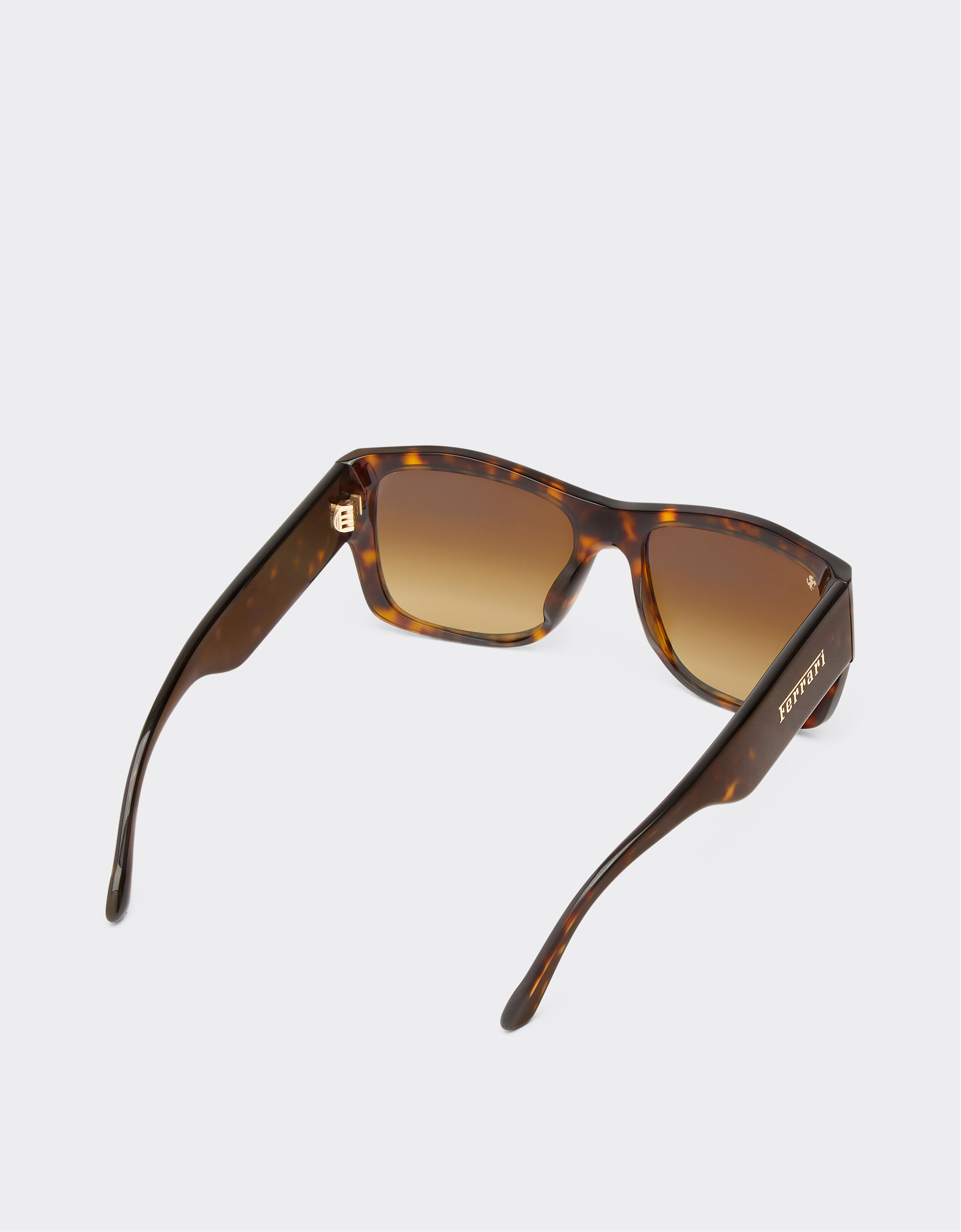 Ferrari Ferrari sunglasses in Havana acetate with polarised brown gradient lenses Tortoiseshell F1264f
