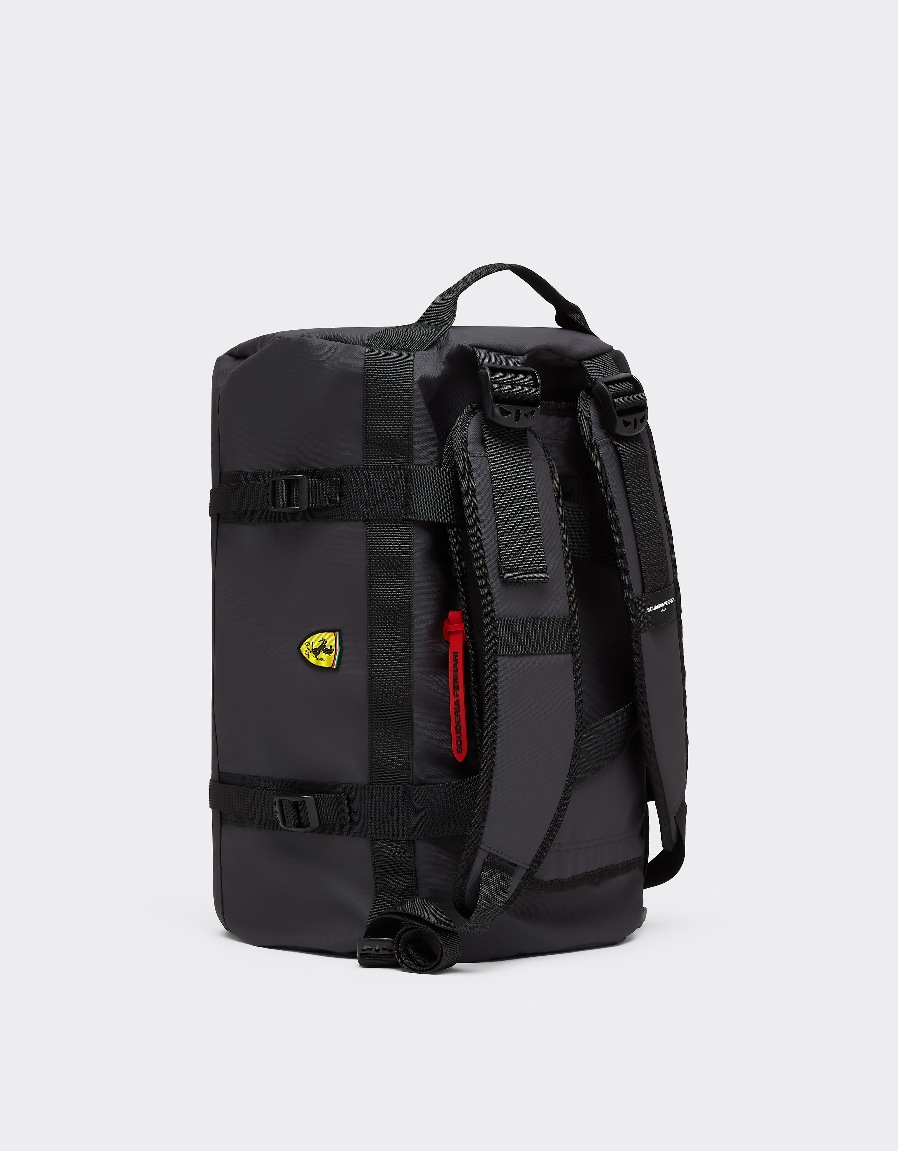 Duffle bag and backpack with Ferrari Scudetto in Dark grey | Ferrari®