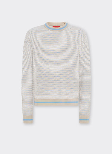 Ferrari Ferrari x Charles Leclerc 3D jumper Ecru 22257f