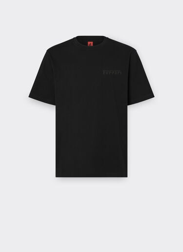 Camiseta de algodón con logotipo Ferrari Ferrari Camiseta de algodón con logotipo Ferrari Rosso Corsa 51044f