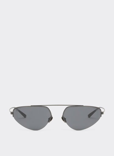 Ferrari Ferrari sunglasses in black titanium with grey lenses Black Matt F1275f