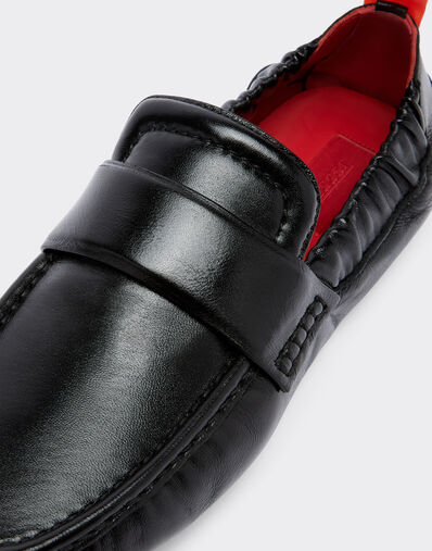 Ferrari Nappa leather driver shoe Nero 50829f