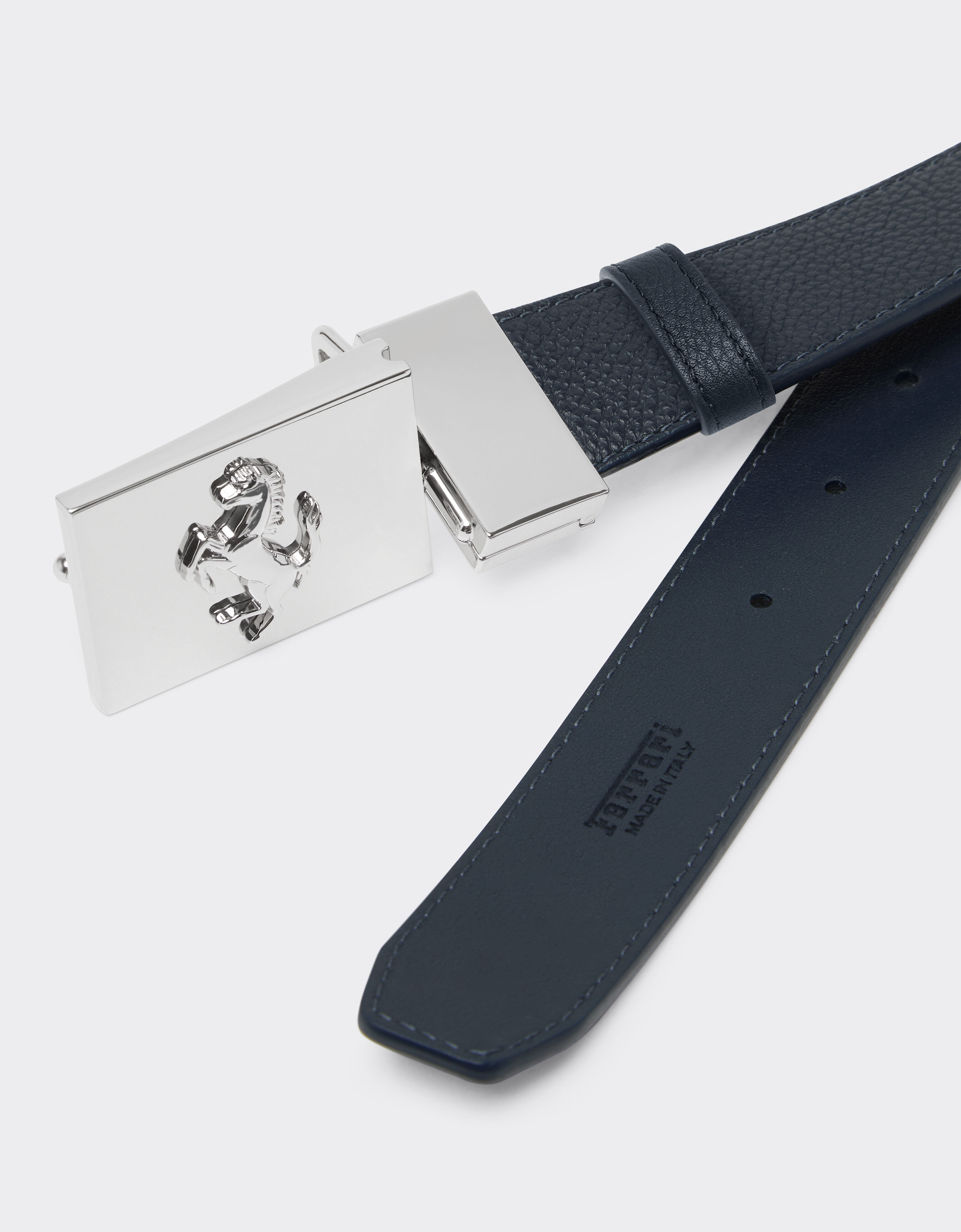 Ferrari Ceinture réversible en cuir Outremer 50411f