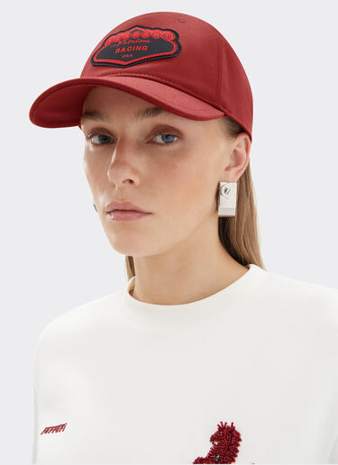 Cotton baseball cap Ferrari Cotton baseball cap Maison Red 51167f