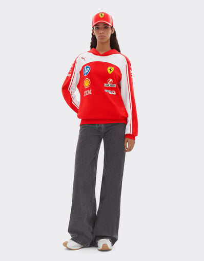 Ferrari Sudadera con capucha Replica 2026 Puma para Scuderia Ferrari HP Rojo LA0HAf