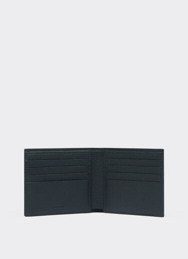 Ferrari Textured leather horizontal wallet Navy 20621f