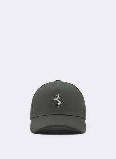 Gorra de béisbol con el Cavallino Rampante de metal Ferrari Gorra de béisbol con el Cavallino Rampante de metal Grigio Titano CANCP0006WPL0003f