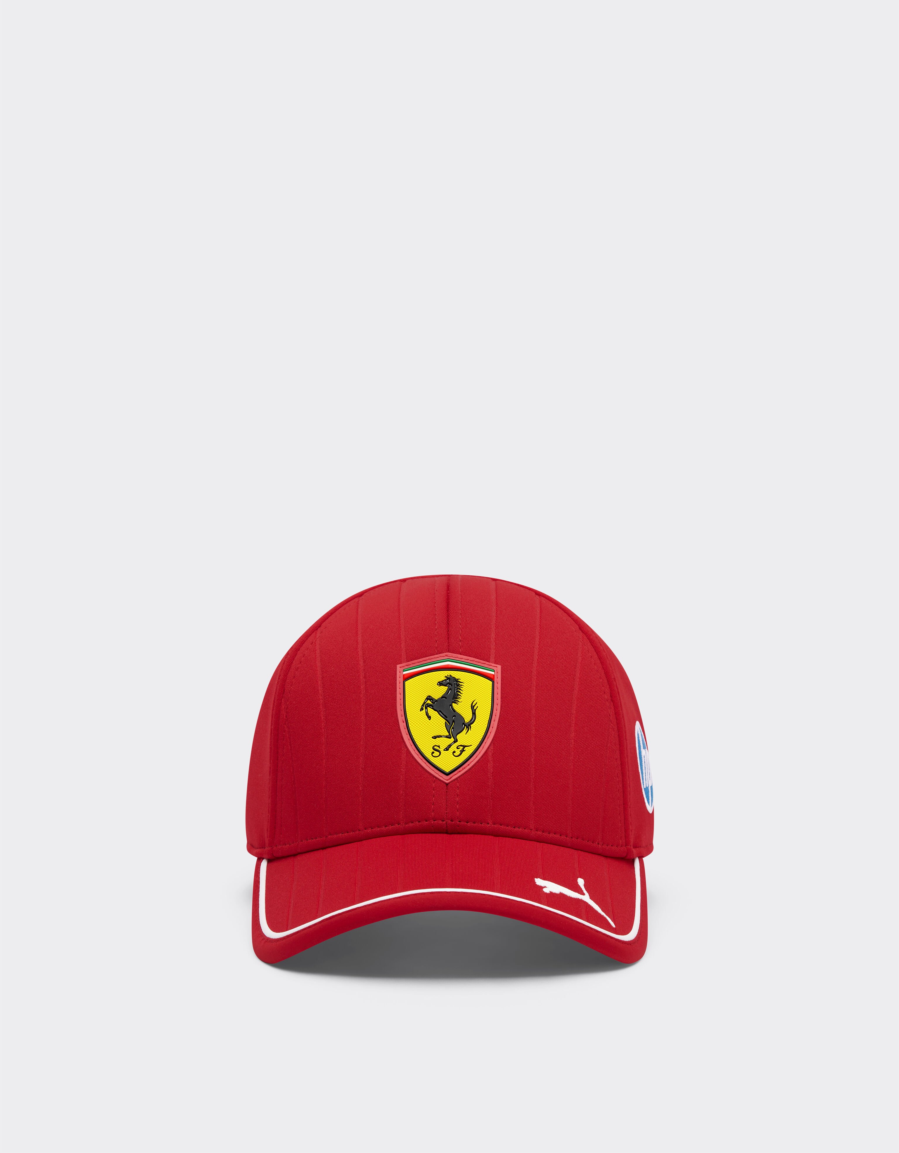 Ferrari Puma for Scuderia Ferrari HP 2025 Team junior baseball cap Cherry LA01Vf