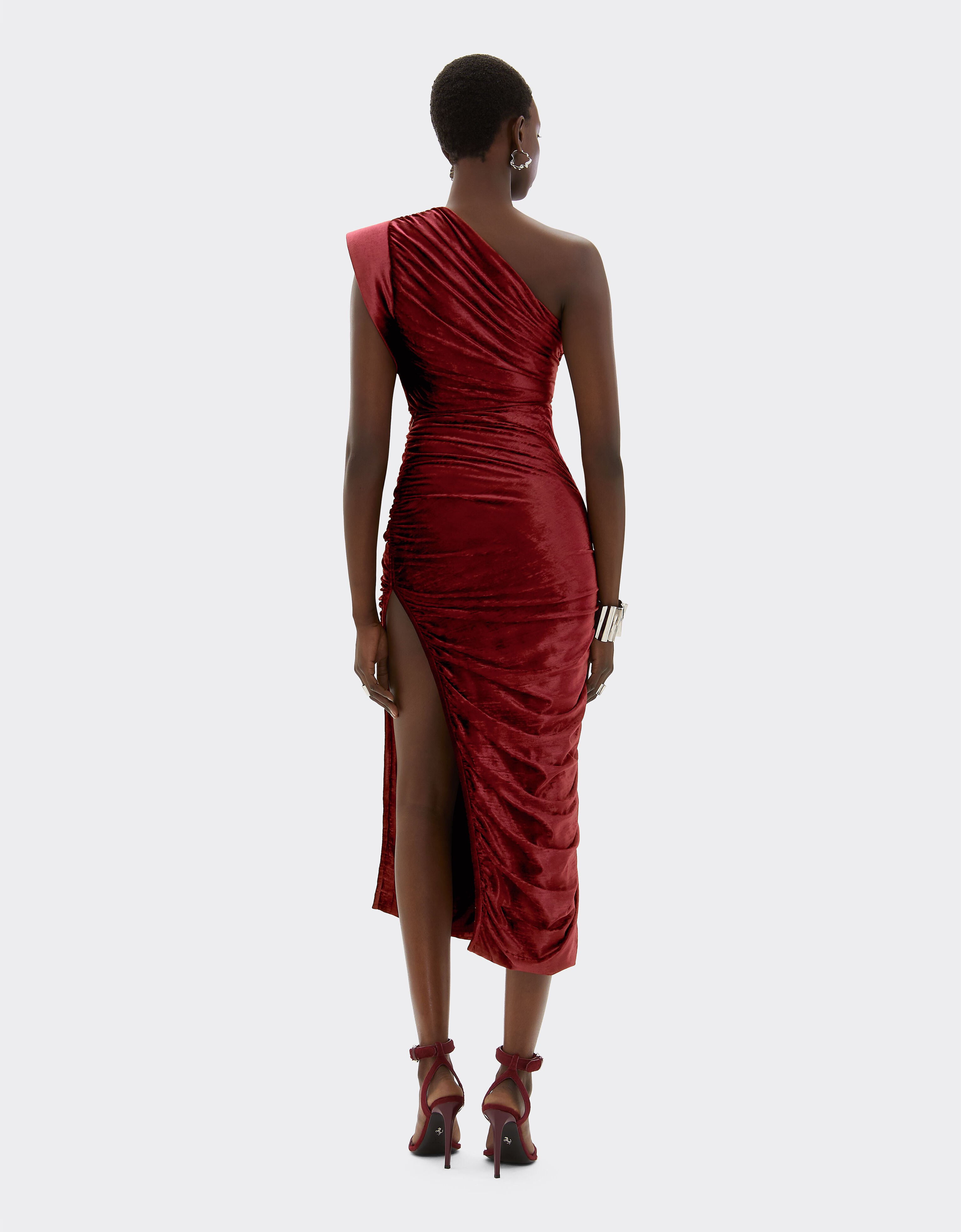 Ferrari Velvet-effect jersey top Mahogany 49294f