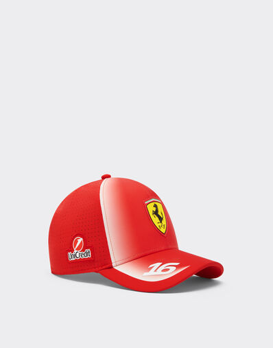 Ferrari Leclerc Junior Replica 2026 Baseball Cap Puma for Scuderia Ferrari HP Red LA0HMfK