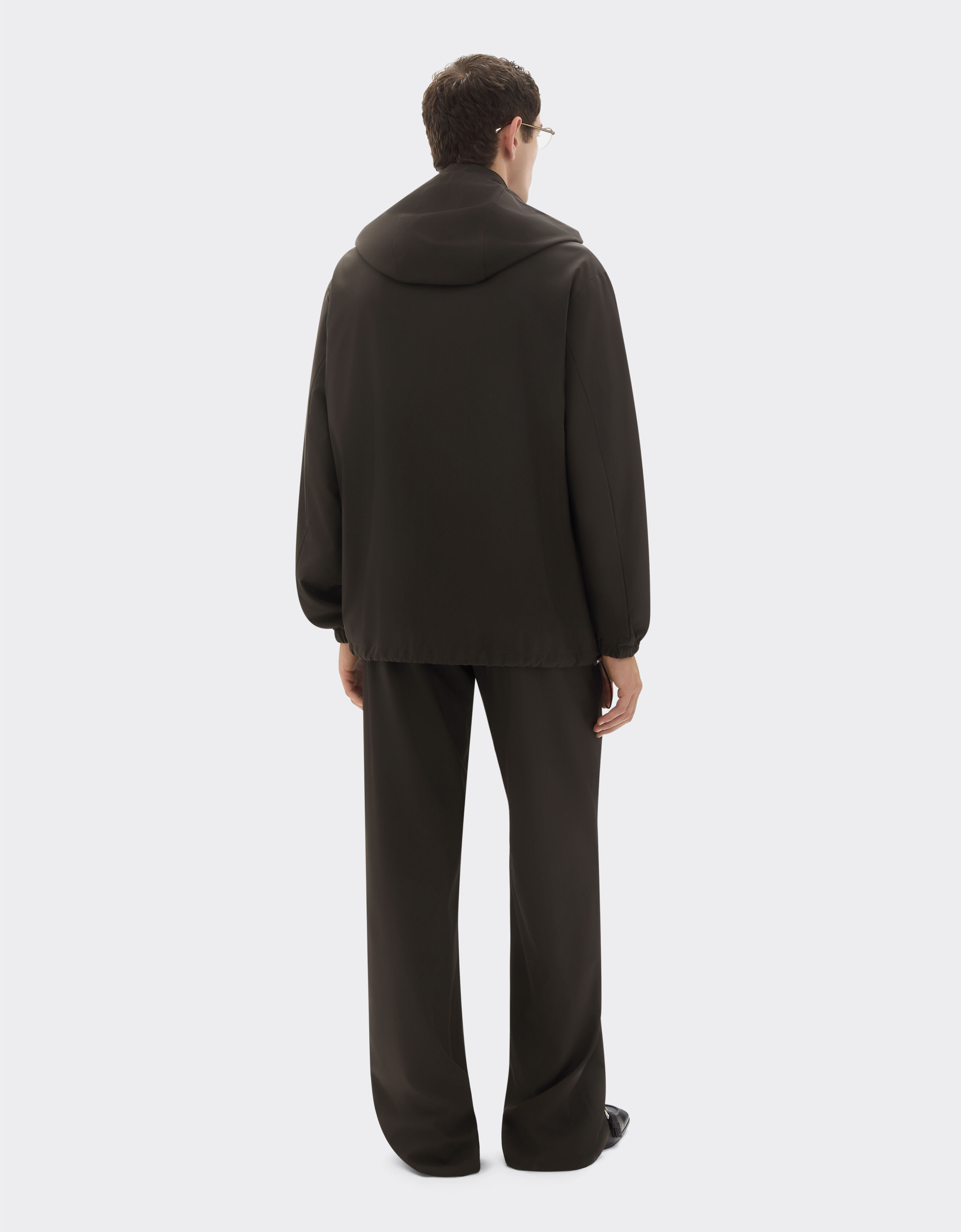 Ferrari Q-Cycle® cool wool windbreaker Dark brown 50782f