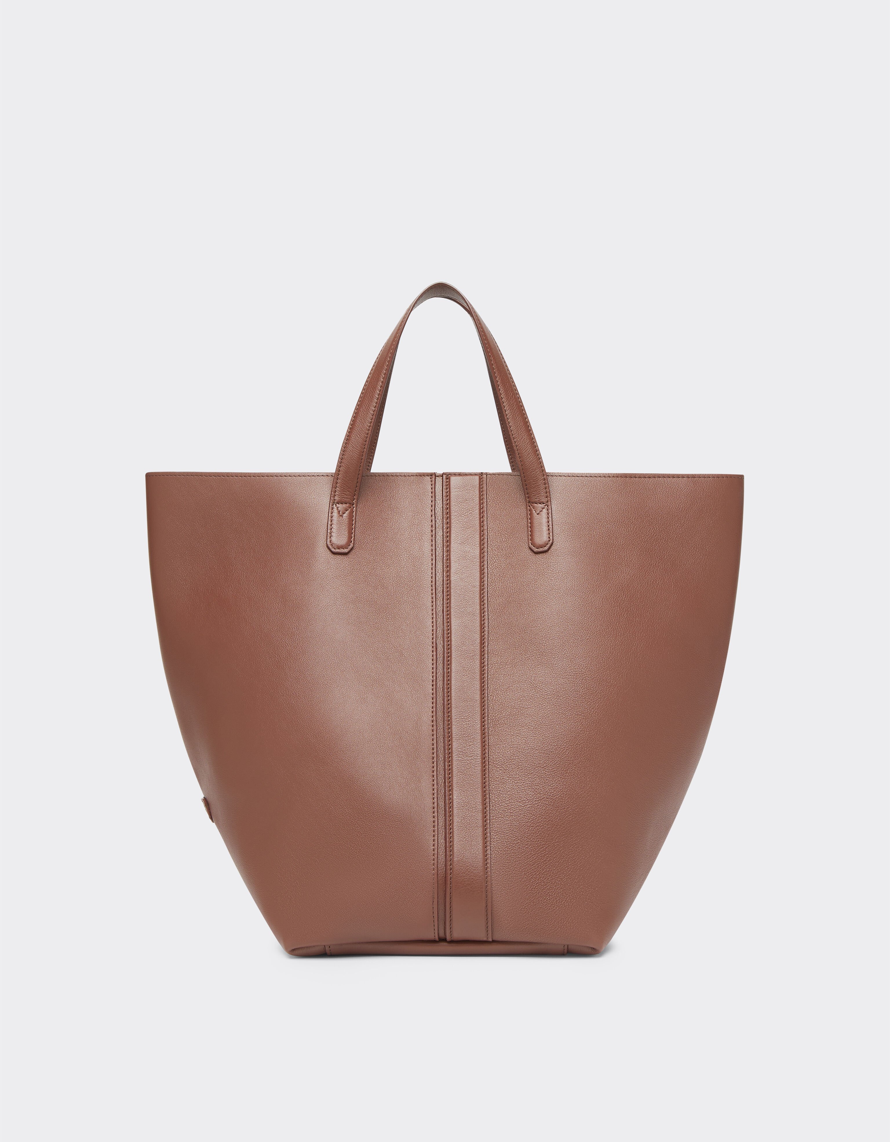 Ferrari Tote Tasche aus glattem Nappaleder Lederfarben 21979f