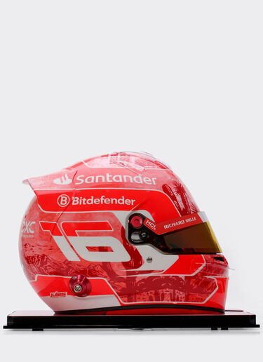 Ferrari Casque Charles Leclerc Las Vegas Special Edition 2024 à l'échelle 1:1 MULTICOLORE F1474f