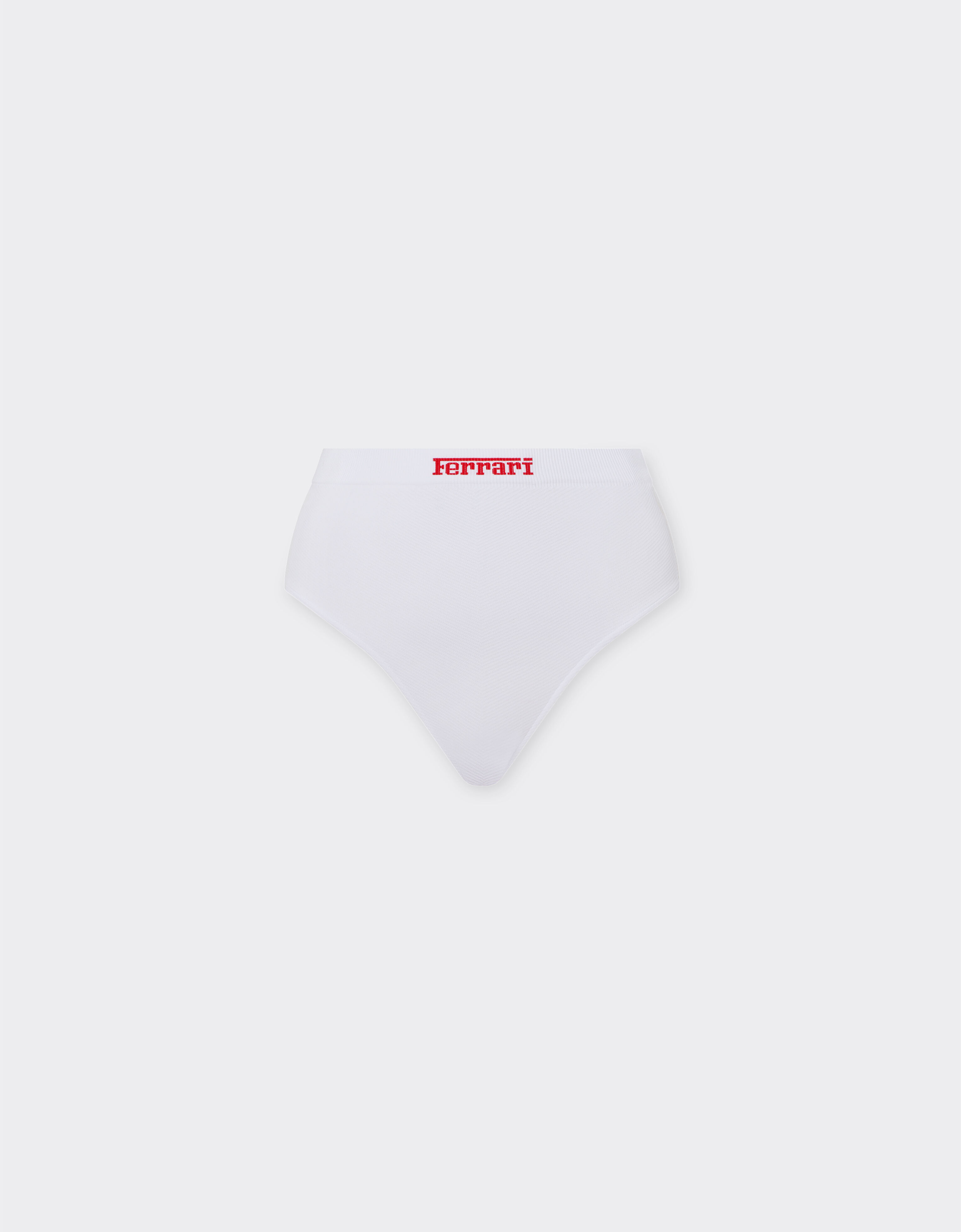 Ferrari Culotte-Shorts aus Strick Optisch Weiß 20738f