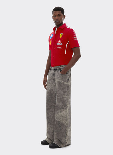 Ferrari Puma for Scuderia Ferrari HP 2025 Team shirt Cherry LA01Zf