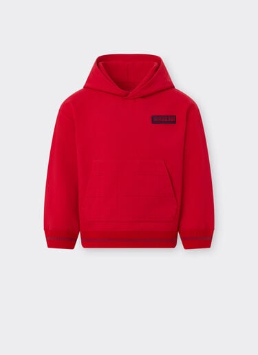 Cotton hooded sweatshirt Ferrari Cotton hooded sweatshirt Racing red 50143fK