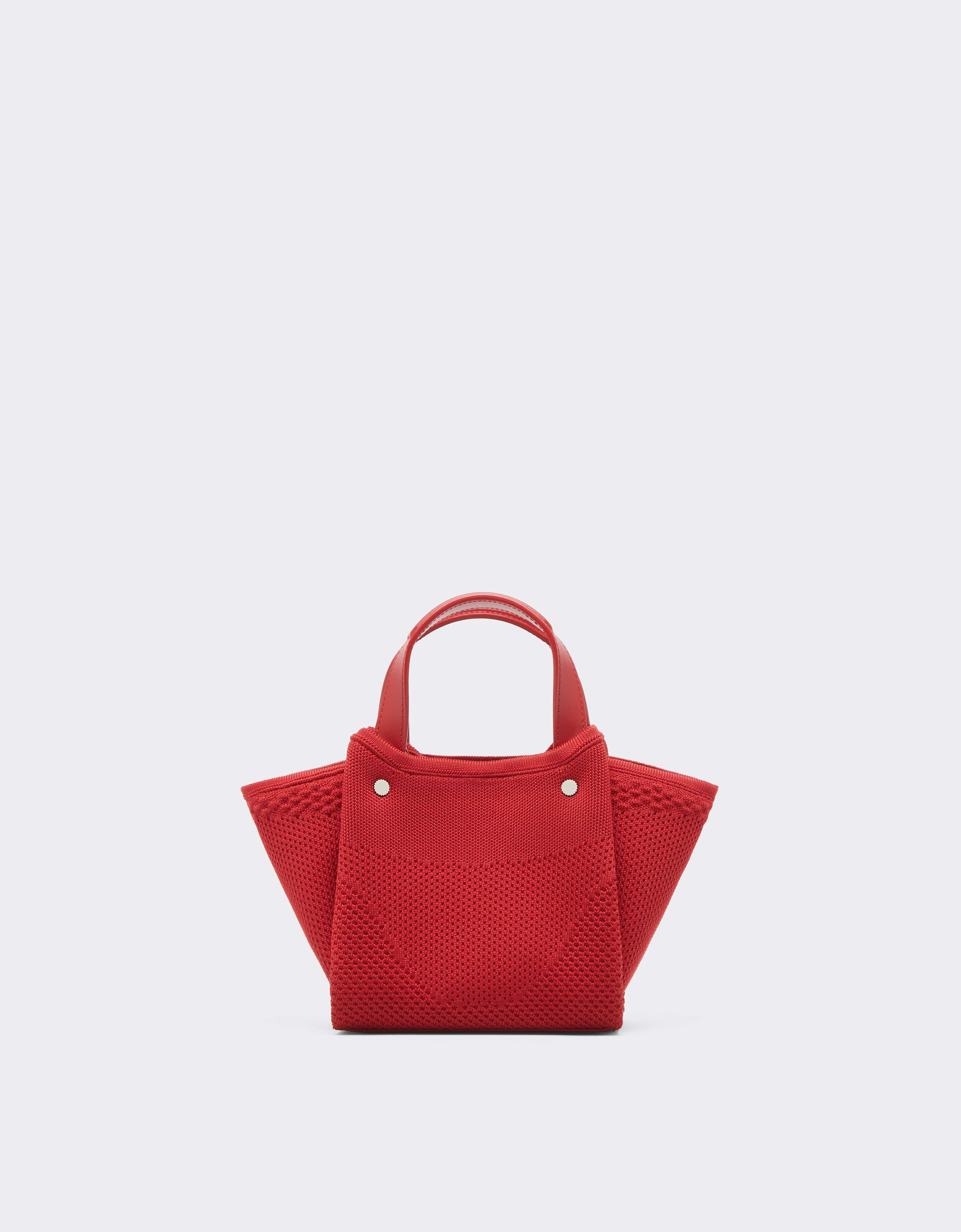 Bolso Tote Mini de malla y piel Ferrari Bolso Tote Mini de malla y piel Rosso Magma CBWTO0019YA00006f