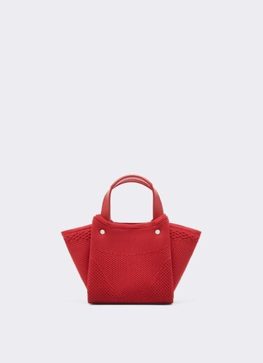 Bolso Tote Mini de malla y piel Ferrari Bolso Tote Mini de malla y piel Rosso Magma CBWTO0019YA00006f