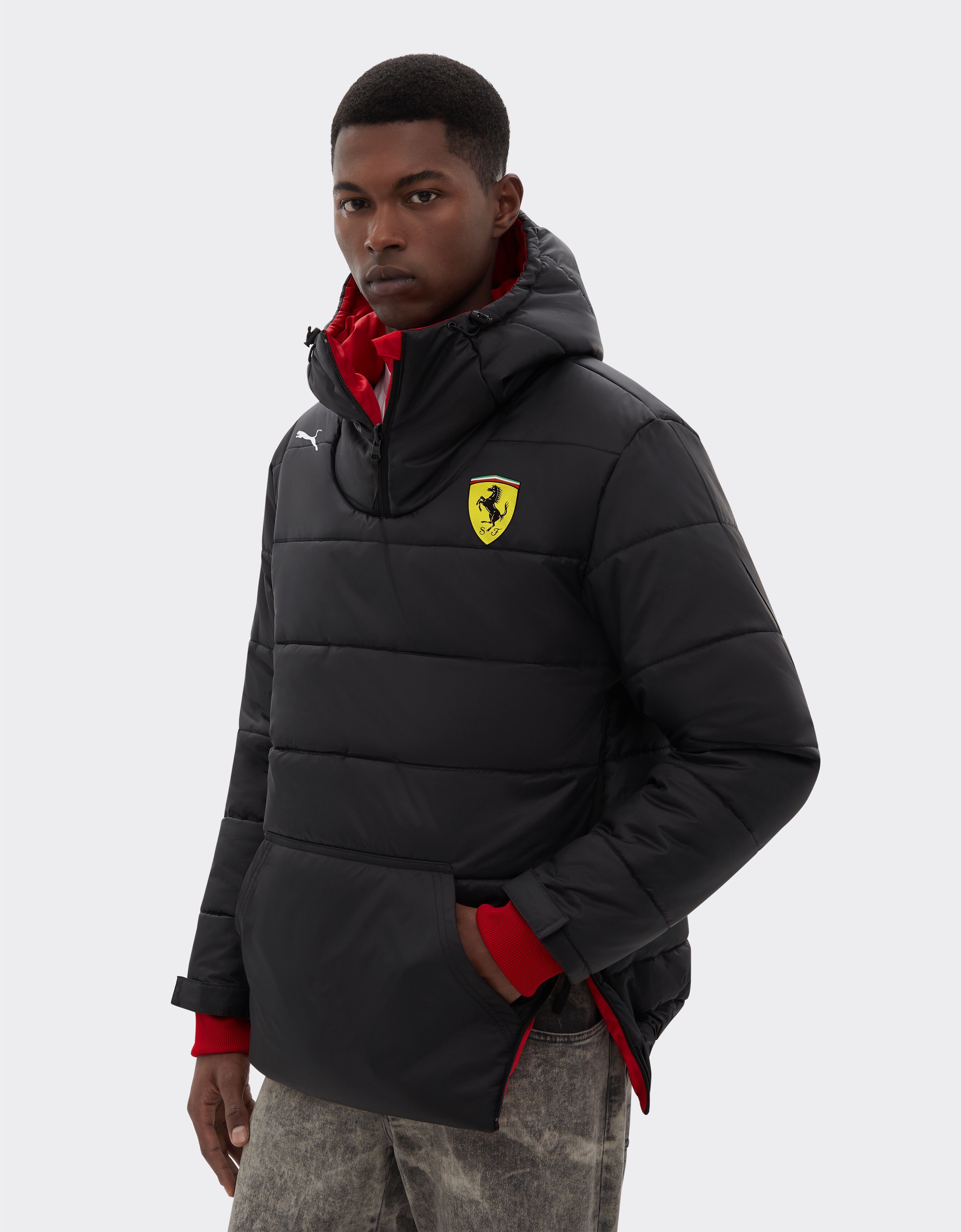 Ferrari 2025 Veste réversible Team Puma pour la Scuderia Ferrari HP Rouge LA068f