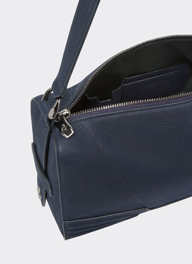 Ferrari Sac à bandoulière Ferrari GT en nubuck souple Navy 22118f