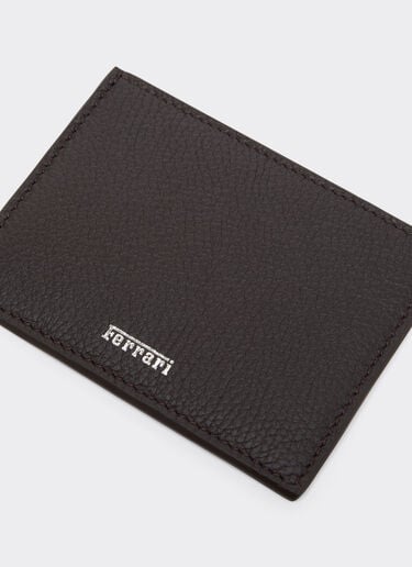 Leather card holder Ferrari Leather card holder Marrone Scuro 50625f
