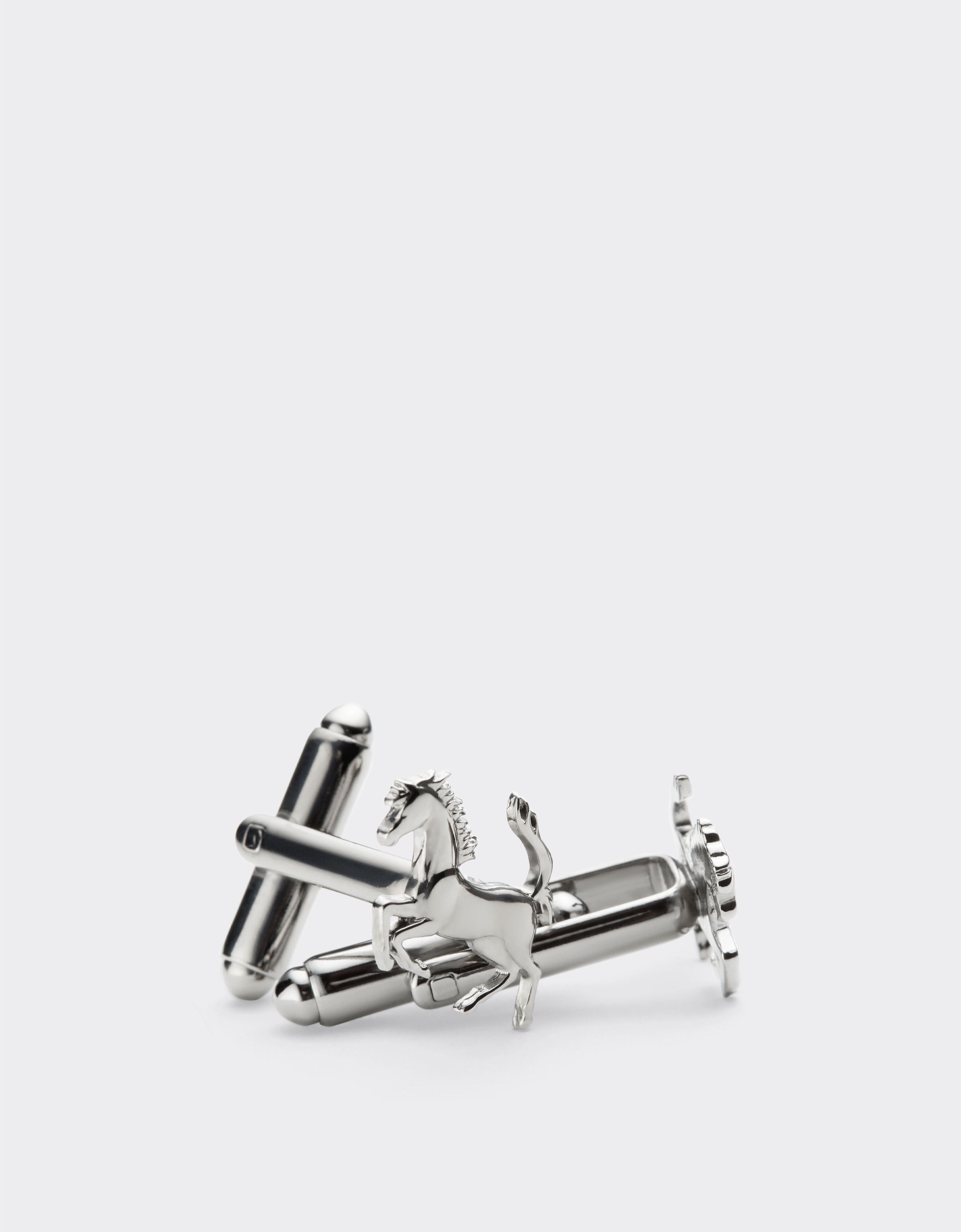 Ferrari Prancing Horse cufflinks Charcoal 22080f