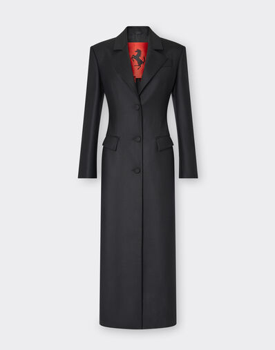 Ferrari Double wool coat Black 21626f