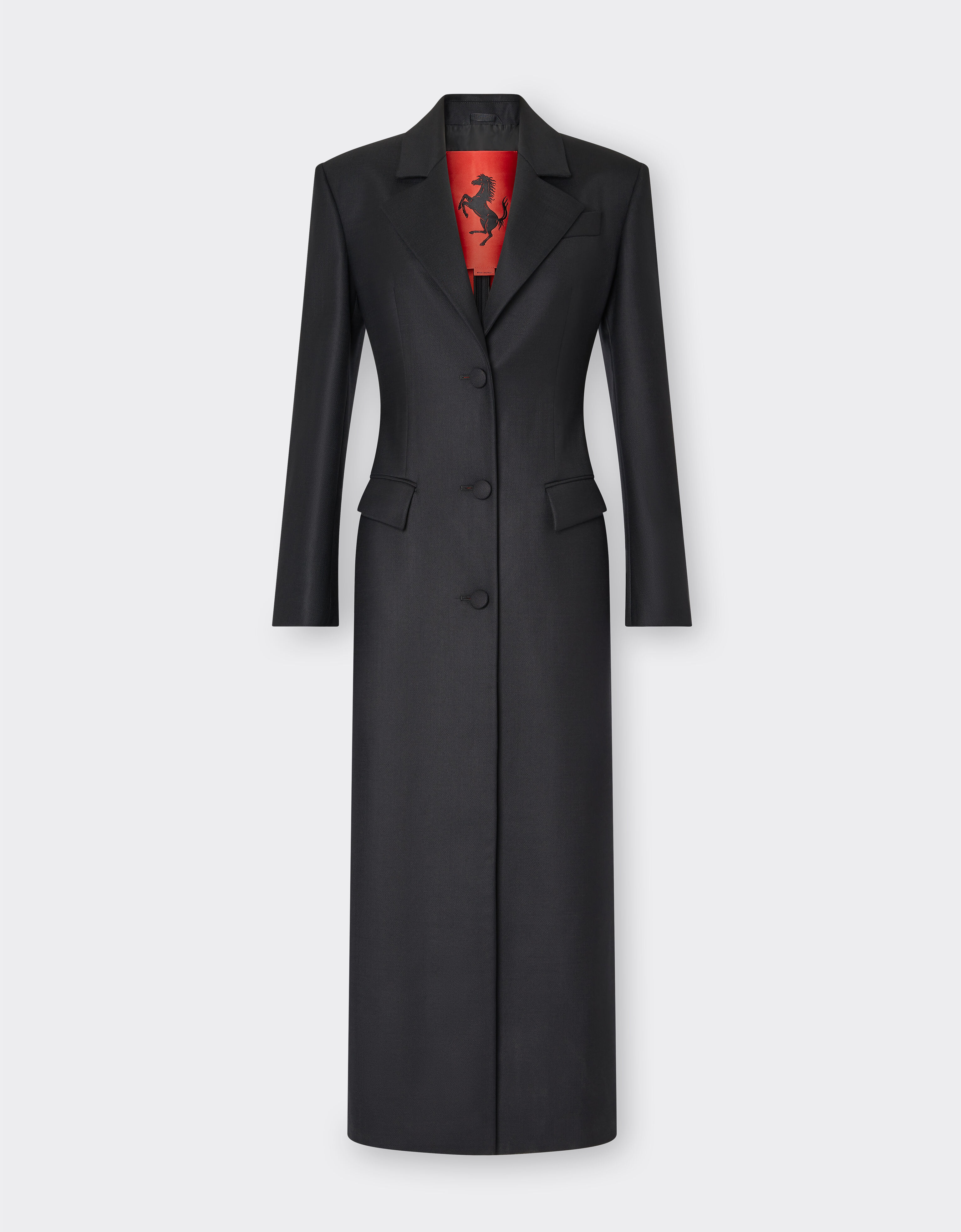 Ferrari Double wool coat Black 21626f