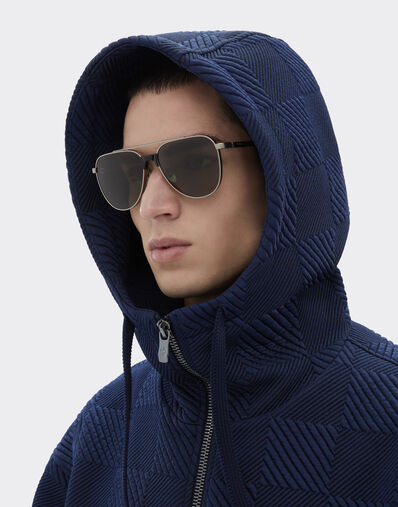 Ferrari Bomber jacket in 3D-effect jersey Navy 51035f