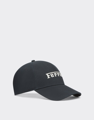 Ferrari Casquette de baseball avec logo Ferrari caoutchouté Black Matt 20403f