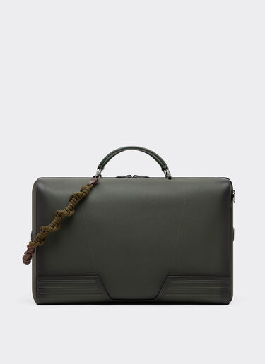 Ferrari Bolsa de viaje GT soft Reacondicionada por Ferrari en cuero sombreado con scooby Verde militar 49878f