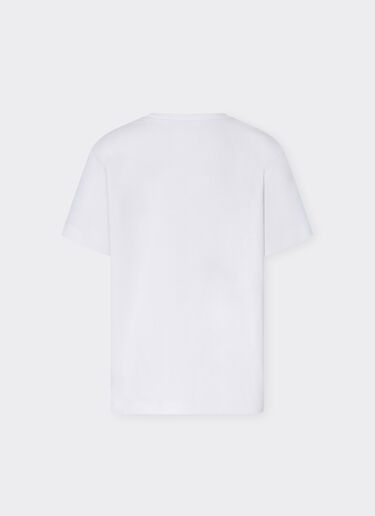 Ferrari Camiseta con parche del Cavallino Rampante Blanco óptico 48528fK