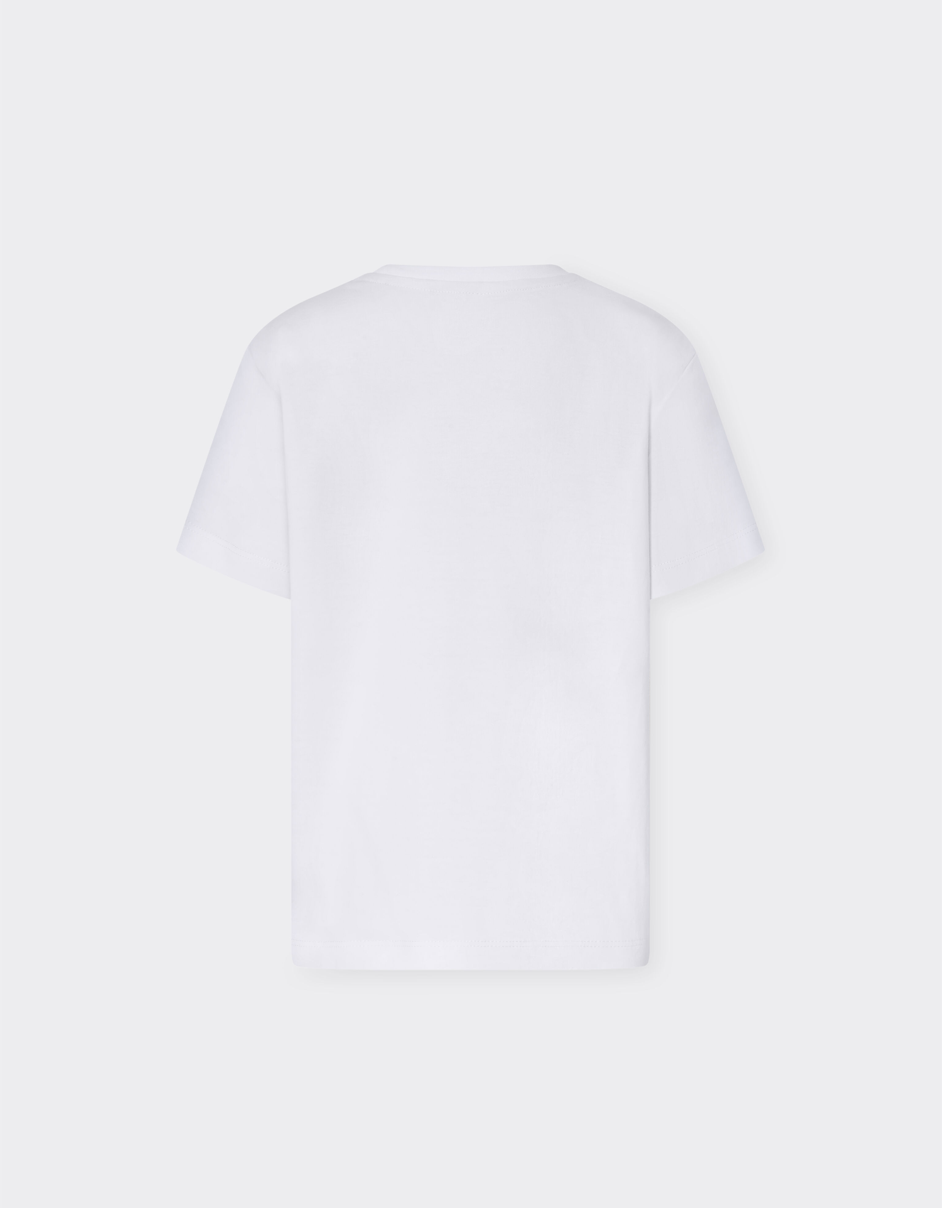 Ferrari Camiseta con parche del Cavallino Rampante Blanco óptico 48528fK