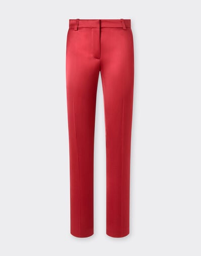 Ferrari Stretch satin trousers Maison Red 49933f