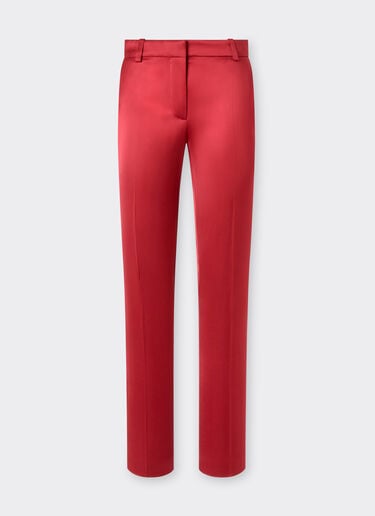 Ferrari Stretch satin trousers Maison Red 49933f
