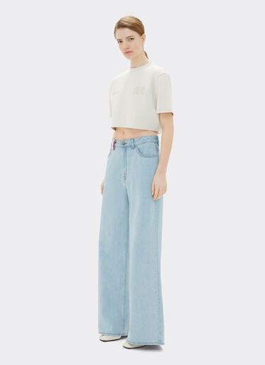 Ferrari x Charles Leclerc stone-washed denim trousers Ferrari Ferrari x Charles Leclerc stone-washed denim trousers Light Denim 22780f