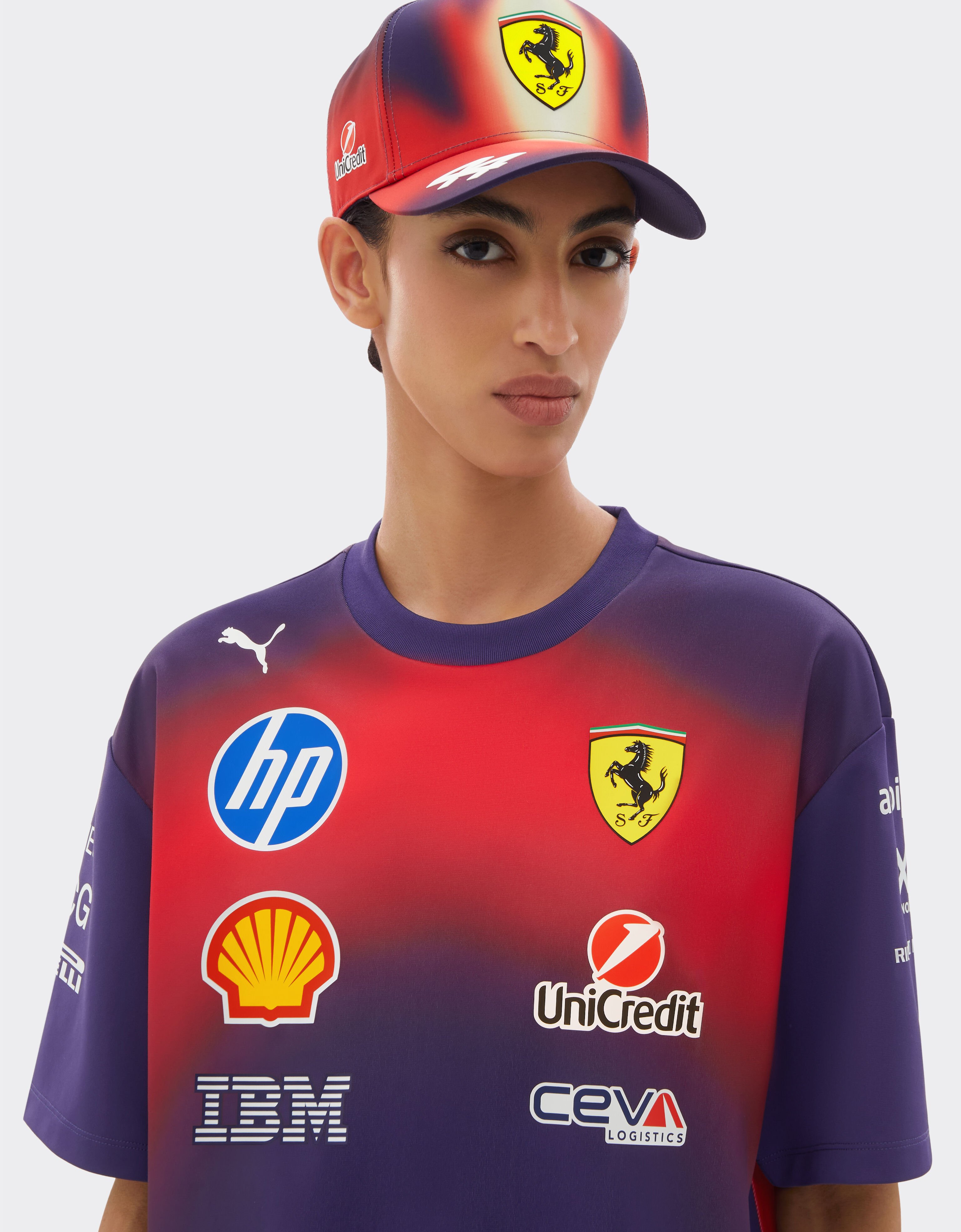 Ferrari Puma Replica T-shirt for Scuderia Ferrari HP China 2026 Viola LA0GQf
