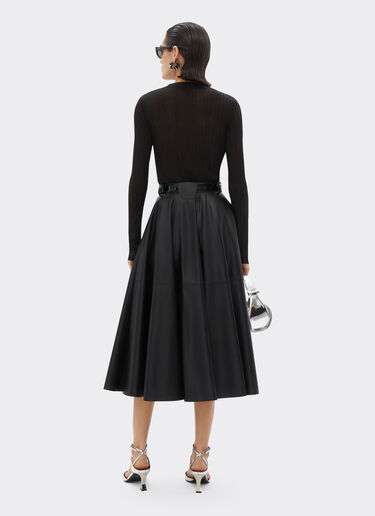 Ferrari Long-sleeved top in viscose and lurex Black 21664f