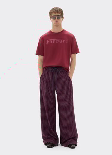 T-shirt en coton avec logo Ferrari Ferrari T-shirt en coton avec logo Ferrari Acajou 21179f