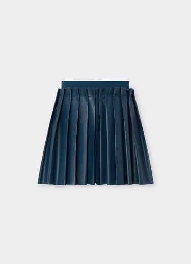 Pantalone short in nappa semilucida Ferrari Pantalone short in nappa semilucida Blu pavone 22460f