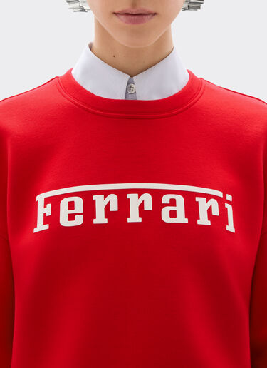 Ferrari Scuba sweatshirt with Ferrari logo Racing red 20520f